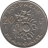 Монета. Французская Полинезия. 20 франков 1986 год. рев.