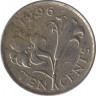 Монета. Бермудские острова. 10 центов 1996 год. ав.