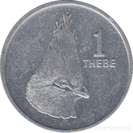 Монета. Ботсвана. 1 тхебе 1987 год.
