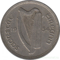 Монета. Ирландия. 3 пенса 1934 год.