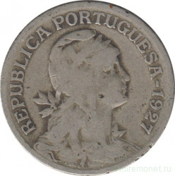 Монета. Португалия. 1 эскудо 1927 год.