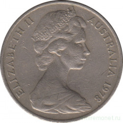 Монета. Австралия. 20 центов 1978 год.