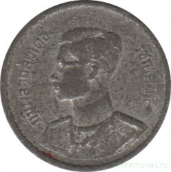 Монета. Тайланд. 10 сатанг 1950 (2493) год. (олово).