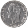 Монета. Венесуэла. 2 боливара 1960 год.