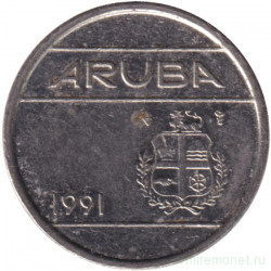 Монета. Аруба. 5 центов 1991 год.