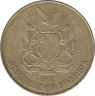Монета. Намибия. 5 долларов 2012 год. ав.