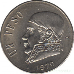 Монета. Мексика. 1 песо 1970 год.