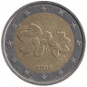 Монета. Финляндия. 2 евро 2005 год.