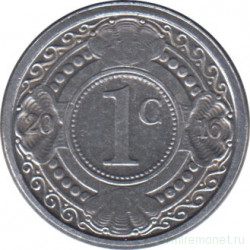 Монета. Нидерландские Антильские острова. 1 цент 2016 год.