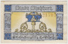 Бона. Нотгельд. Германия. Город Штрассфурт. 50 пфеннигов 1921 год. Вариант 1256.3.а.2. рев.