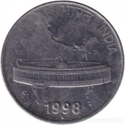 Монета. Индия. 50 пайс 1998 год. "°" - Ноида.