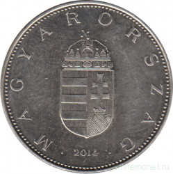 Монета. Венгрия. 10 форинтов 2014 год.