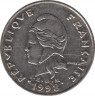 Монета. Французская Полинезия. 20 франков 1998 год. ав.