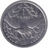 Монета. Новая Каледония. 1 франк 1983 год.