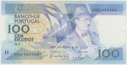 Банкнота. Португалия. 100 эскудо 1987 год. Тип 179d(7).