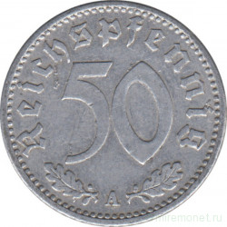 Монета. Германия. Третий Рейх. 50 рейхспфеннигов 1942 год. Монетный двор - Берлин (А).