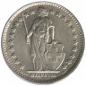 Монета. Швейцария. 1/2 франка 1960 год.