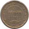Монета. Германия. 20 центов 2009 год. (J).