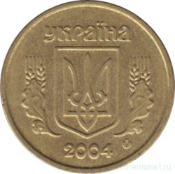 Монета. Украина. 10 копеек 2004 год.