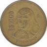 Монета. Мексика. 1000 песо 1989 год. Хуана де Асбахе. ав.