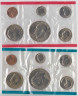 Монета. США. Годовой набор 1975 год. Монетные дворы P и D. ав.