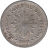 Монета. Уругвай. 1 сентесимо 1901 год. ав.