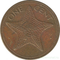 Монета. Багамские острова. 1 цент 1974 год.