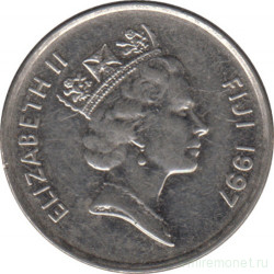 Монета. Фиджи. 5 центов 1997 год.