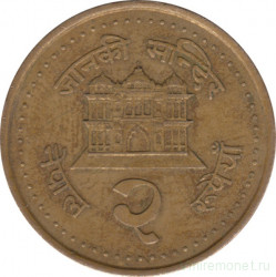Монета. Непал. 2 рупии 2003 (2060) год. Магнитная.