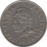 Монета. Французская Полинезия. 20 франков 1975 год. ав.