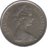 Монета. Бермудские острова. 10 центов 1983 год. рев.