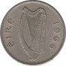 Монета. Ирландия. 6 пенсов 1966 год.  ав.