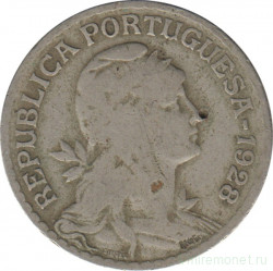 Монета. Португалия. 1 эскудо 1928 год.