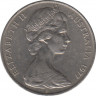 Монета. Австралия. 20 центов 1977 год. ав.