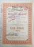 Акция. Россия. Грозный. "Грозненская нефть". 500 франков 1895 год.