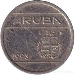 Монета. Аруба. 5 центов 1993 год.