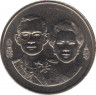 Монета. Тайланд. 2 бата 1992 (2535) год. 50 лет Национальному банку. ав.