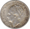 Монета. Нидерланды. 10 центов 1937 год. рев.