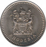 Монета. Родезия. 5 центов 1977 год. рев.