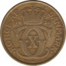 Монета. Дания. 2 кроны 1926 год. ав.