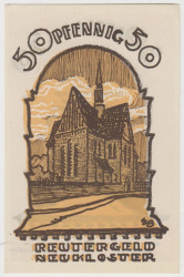Бона. Нотгельд. Германия. Город Нейклостер. 50 пфеннигов 1922 год. Вариант 951.1.3.