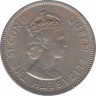 Монета. Фиджи. 1 шиллинг 1957 год. рев.