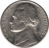  Монета. США. 5 центов 1976 год. Монетный двор D. ав.