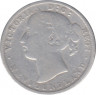 Монета. Ньюфаундленд. 25 центов 1881 год. ав.