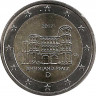 Аверс. Монета. Германия. 2 евро 2017 год. Рейнланд-Пфальц (F).