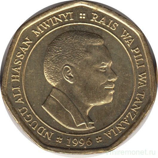 Монета. Танзания. 50 шиллингов 1996 год.
