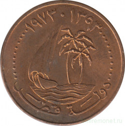 Монета. Катар. 10 дирхамов 1973 год. 