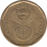 Монета. Южно-Африканская республика (ЮАР). 20 центов 2011 год. ав.