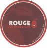 Подставка. Пиво  "Rouge De Bruxelles 8". лиц.
