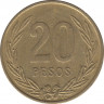 Монета. Колумбия. 20 песо 1982 год. рев.